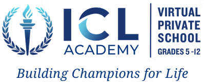 ICL Logo mark and name horizontal aspect